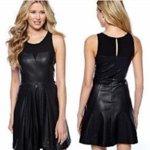 Skies are Blue Eco Leather dress Small